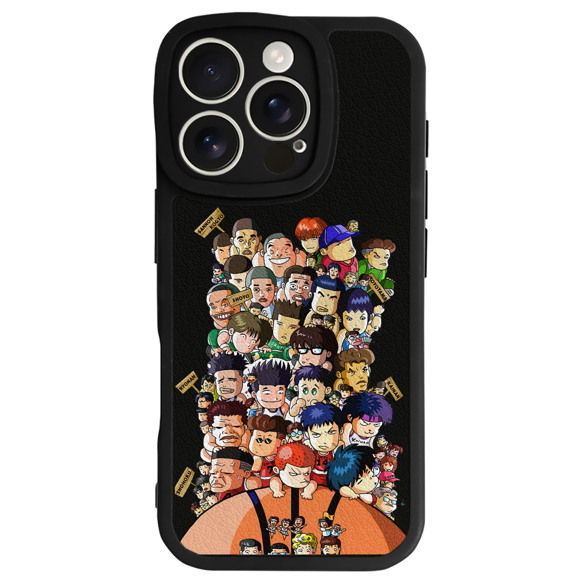 （画像用） SLAM DUNK／スラムダンク 【iPhone 16シリーズ対応】シリコンスマホケース（レザー調） 材質：シリコン